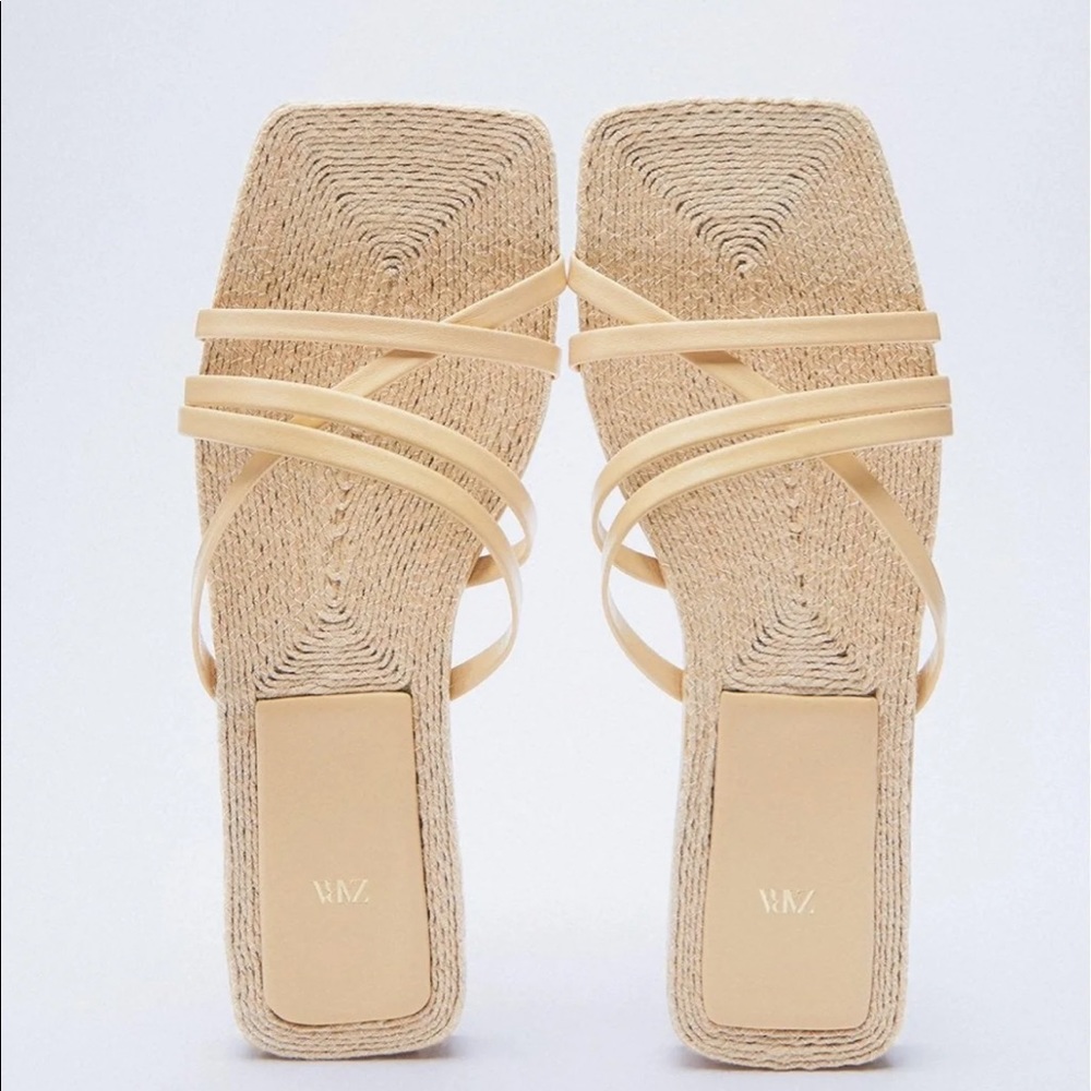 Zara jute sandals